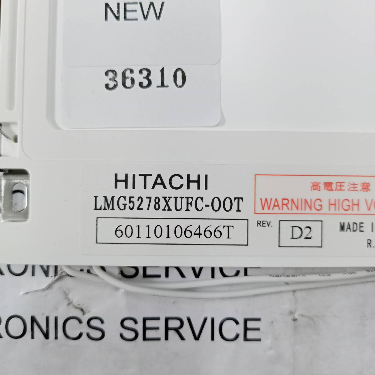 LMG5278XUFC-00T LCD PANEL "HITACHI"
