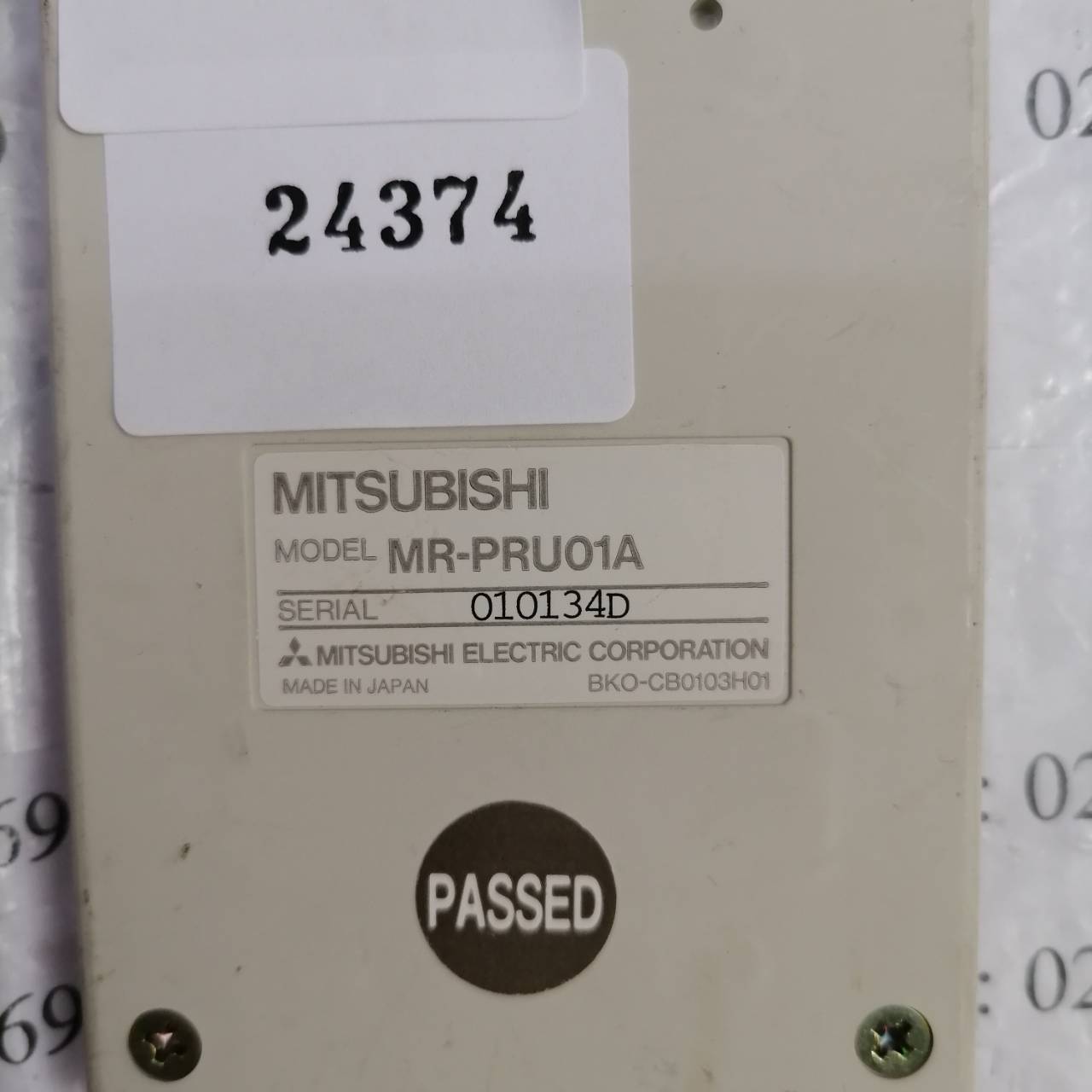 MR-PRU01A PANEL " MITSUBISHI "