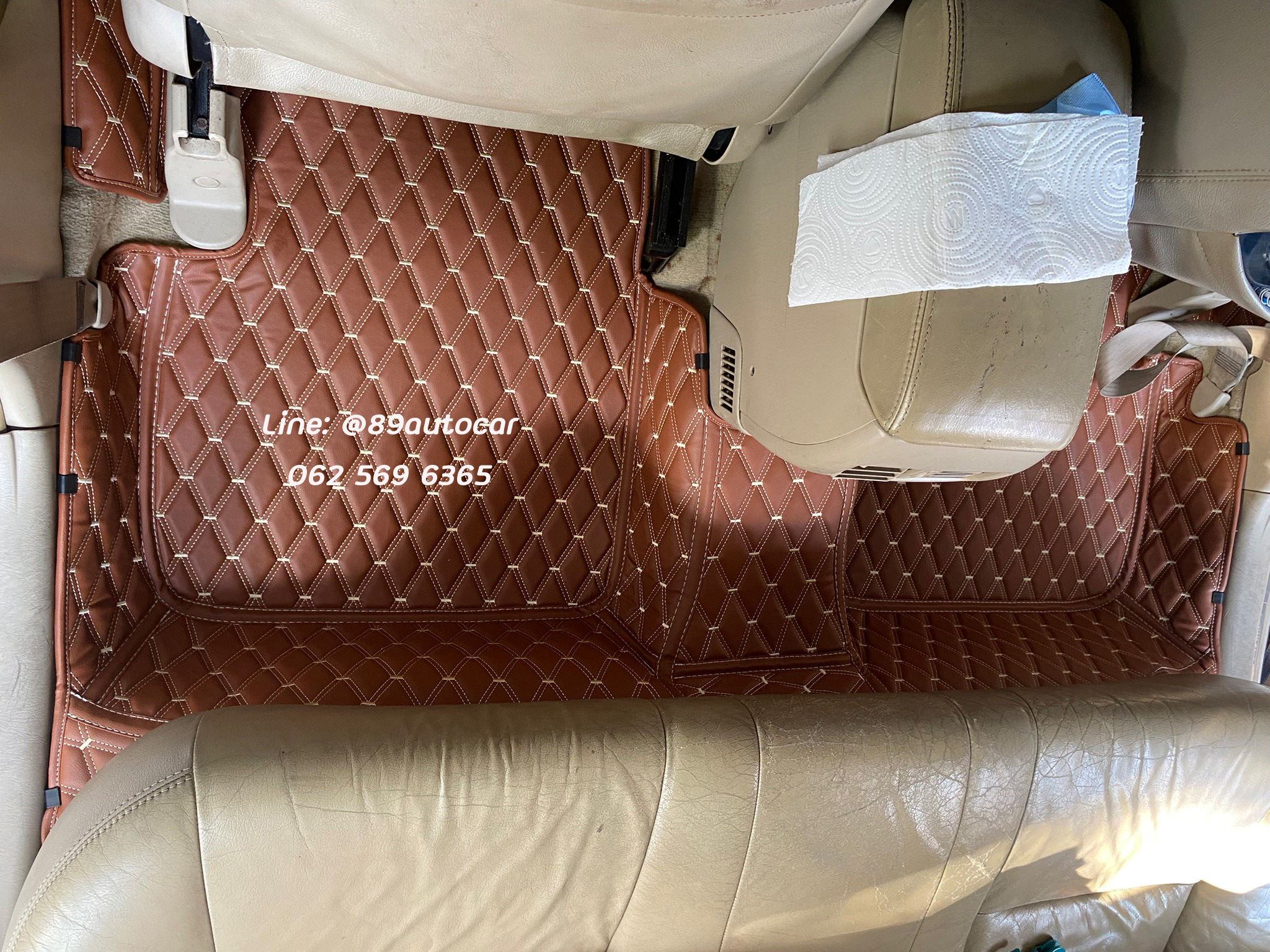 Toyota Camry (โตโยต้า แคมรี่) 2003 โฉมตาเหยี่ยว ปูพรมVVIP สีน้ำตาลเข้มด้ายทอง + ท้ายเก็บของ