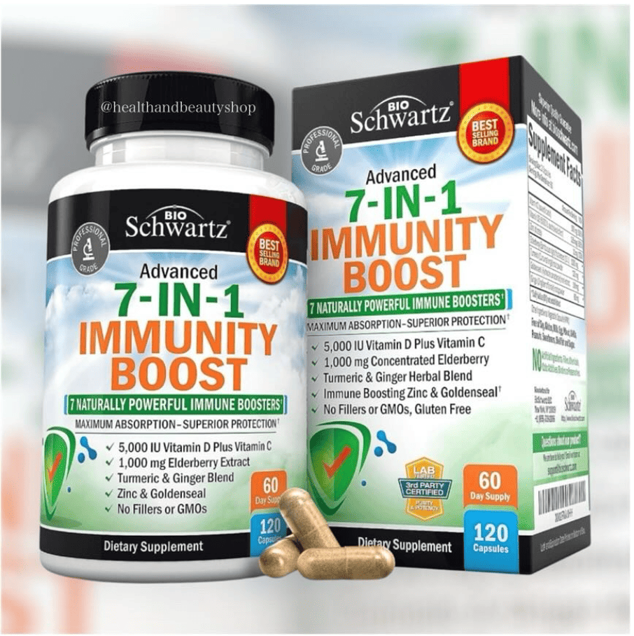 BioSchwartz Advanced 7-in-1 Immunity Boost 120 Capsules
