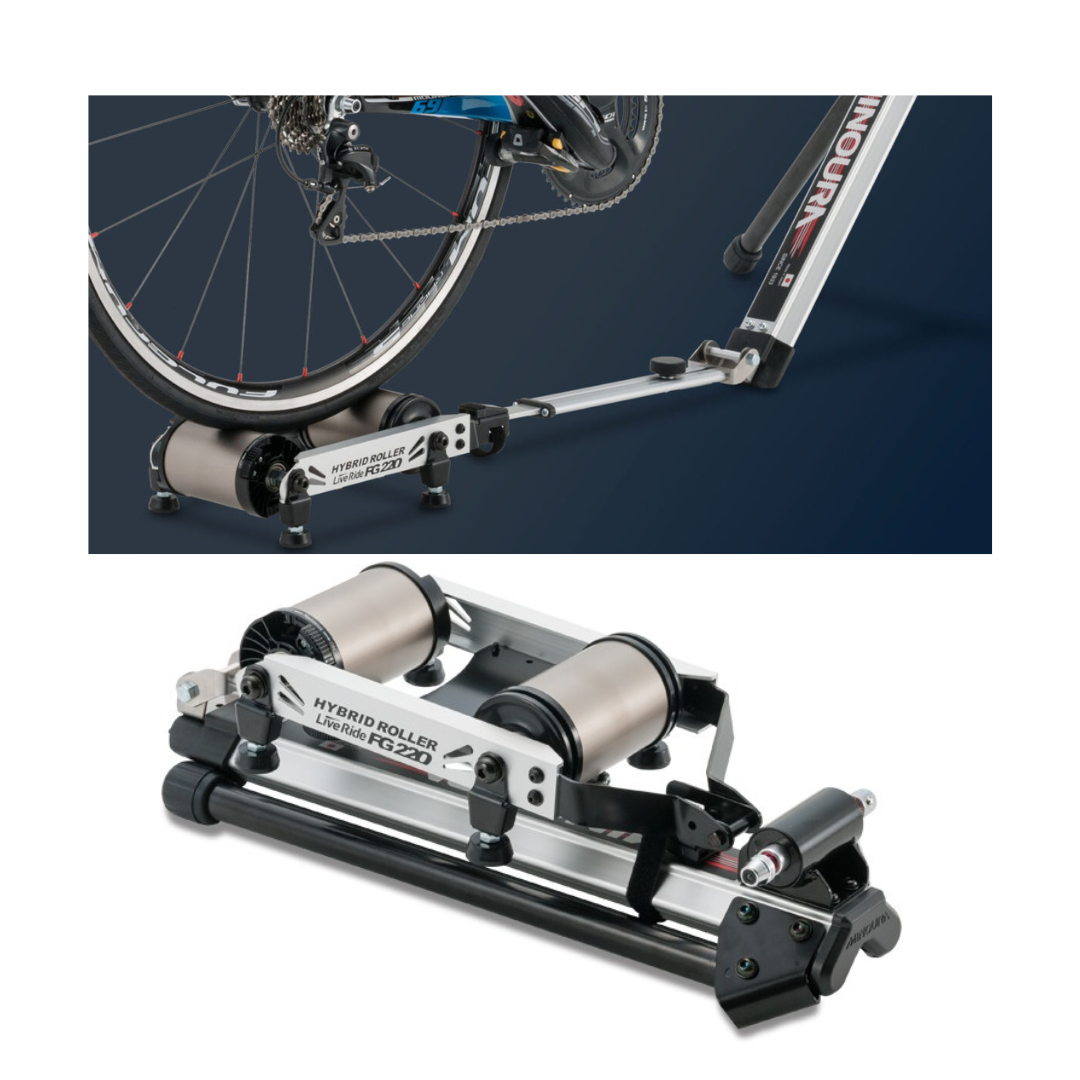 MINOURA FG220 Hybrid Roller | เทรนเนอร์จักรยานน้ำหนักเบา กะทัดรัด และต้านทานต่ำ