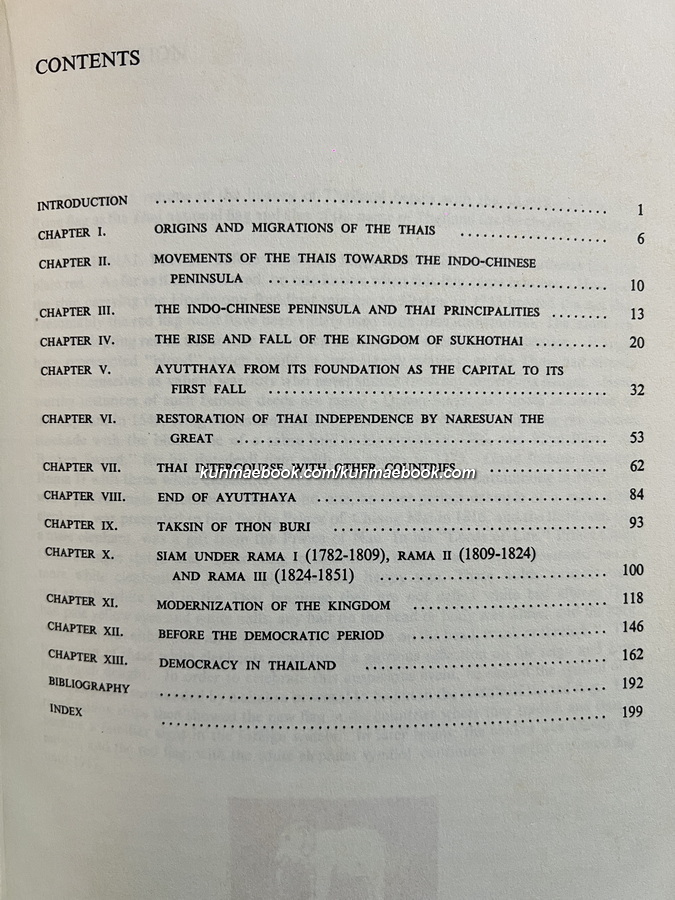 A History of Thailand: By Rong Syamananda.(รอง ศยามานนท์)