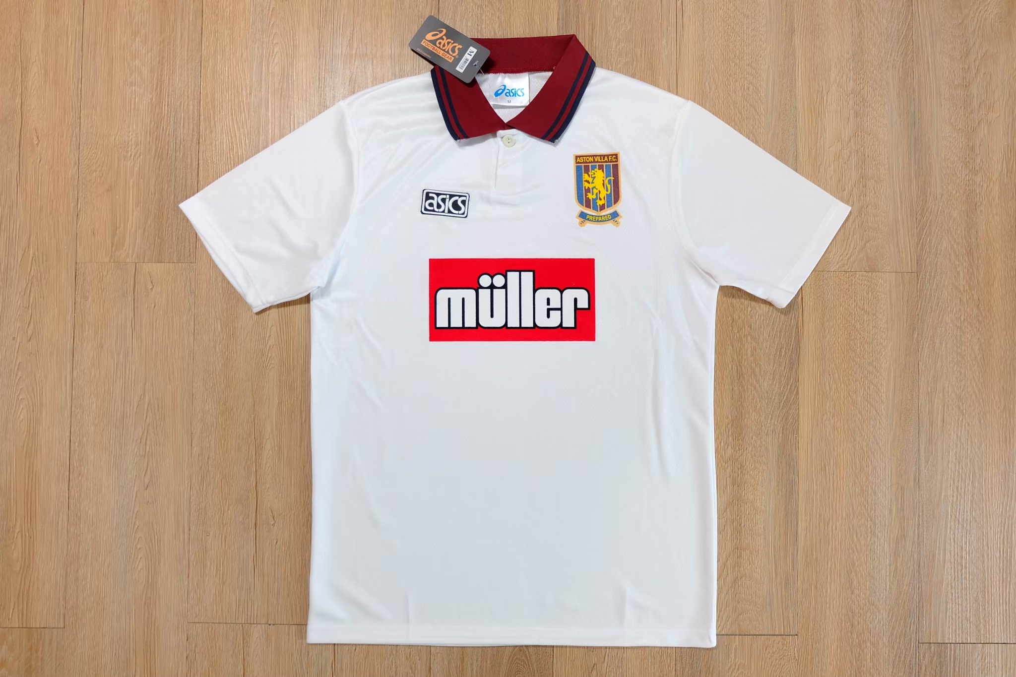 Aston Villa 1994/95 Vintage Jersey เสื้อฟุตบอลแอสตันวิลล่าย้อนยุค Muller