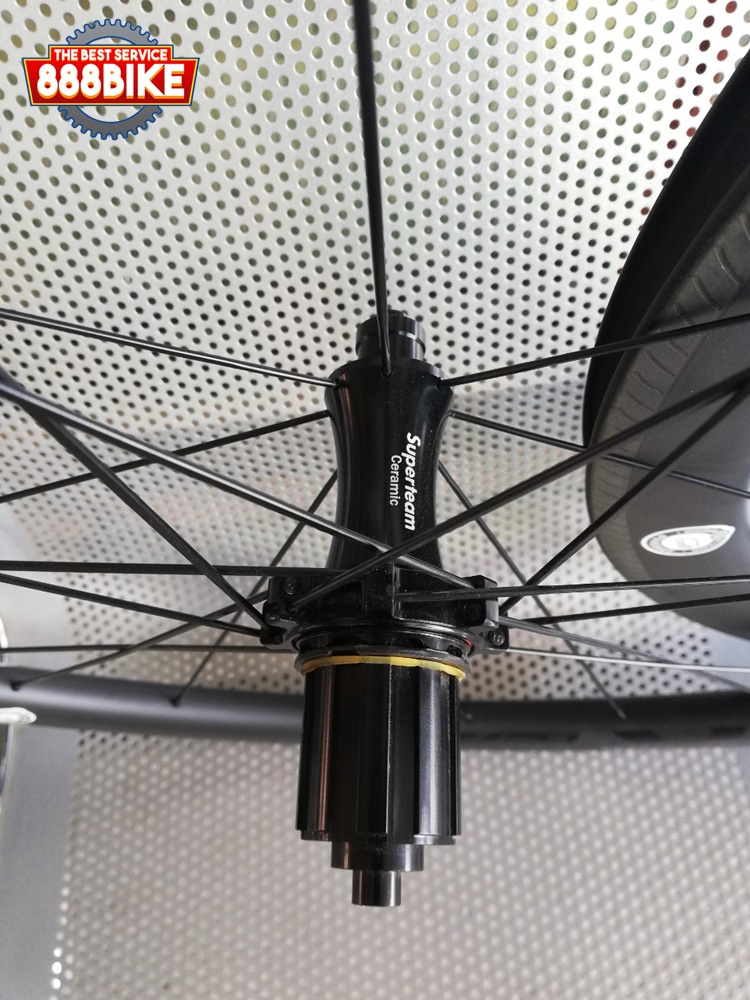 ล้อเสือหมอบ SUPERTEAM Power Curve (Ceramic) CARBON ROADE BIKEขอบสูง 50/50มม., ปี 2021