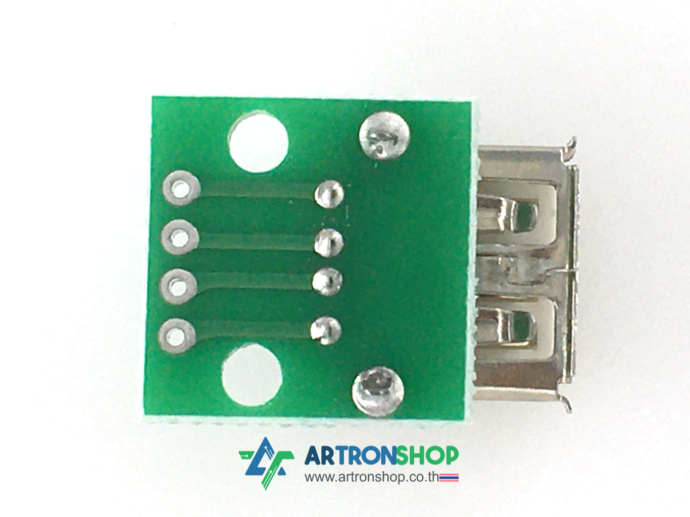 USB Type-A Female Connector Adapter Breakout