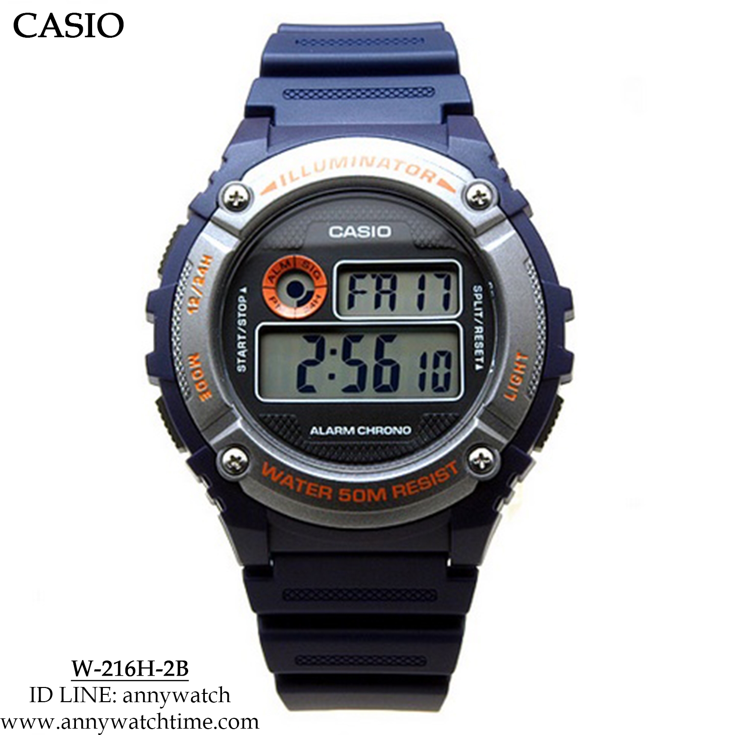 CASIO W-216H-2B