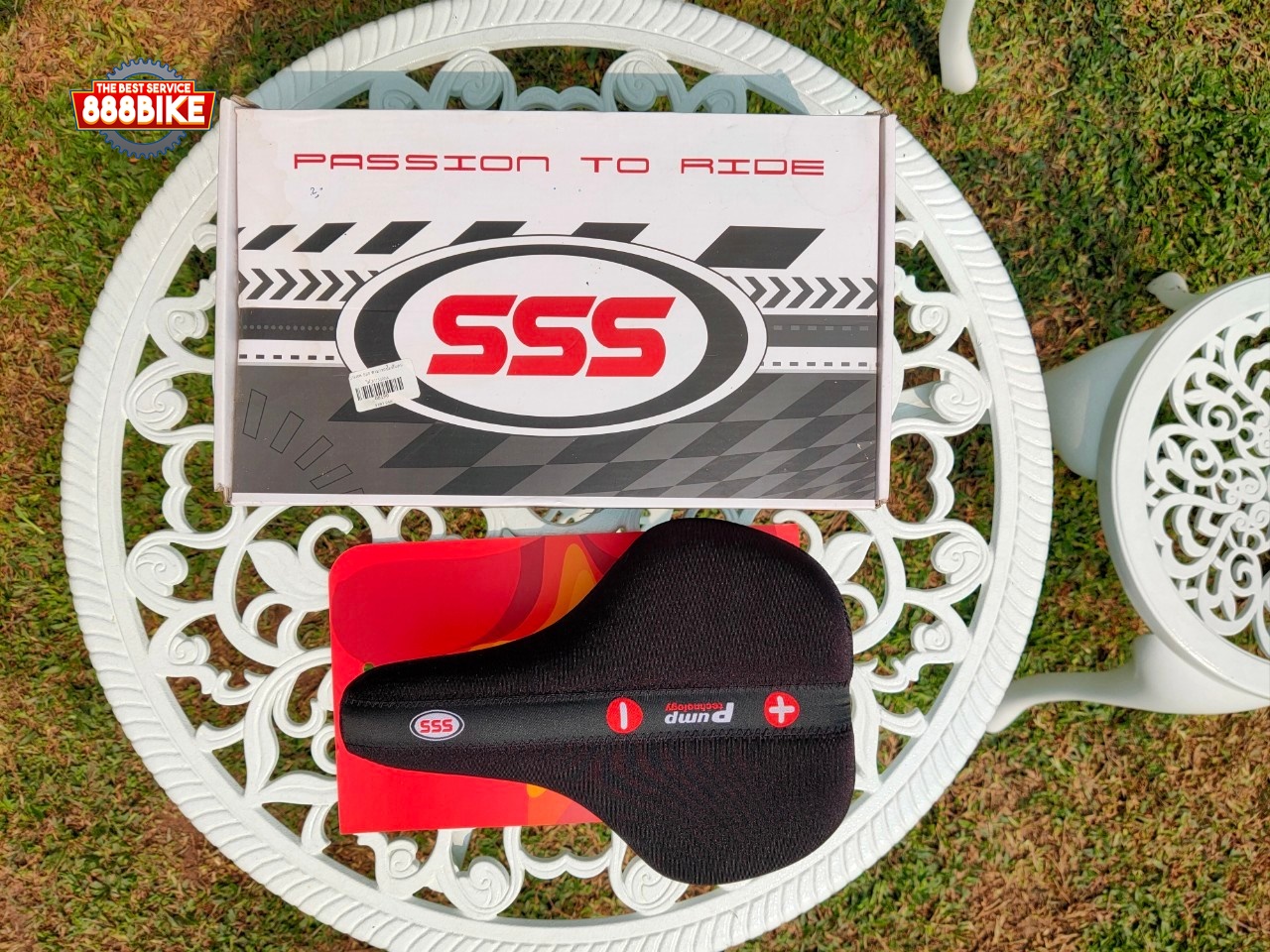 เบาะจักรยานแบบหนานุ่ม เบาะลม SSS FU5100A ,หนานุ่ม