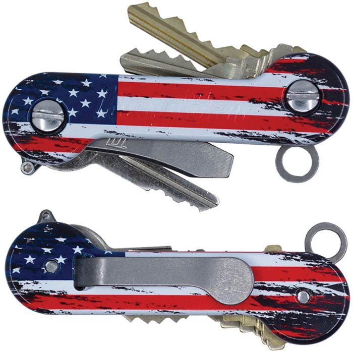 KeyBar Aluminum American Flag