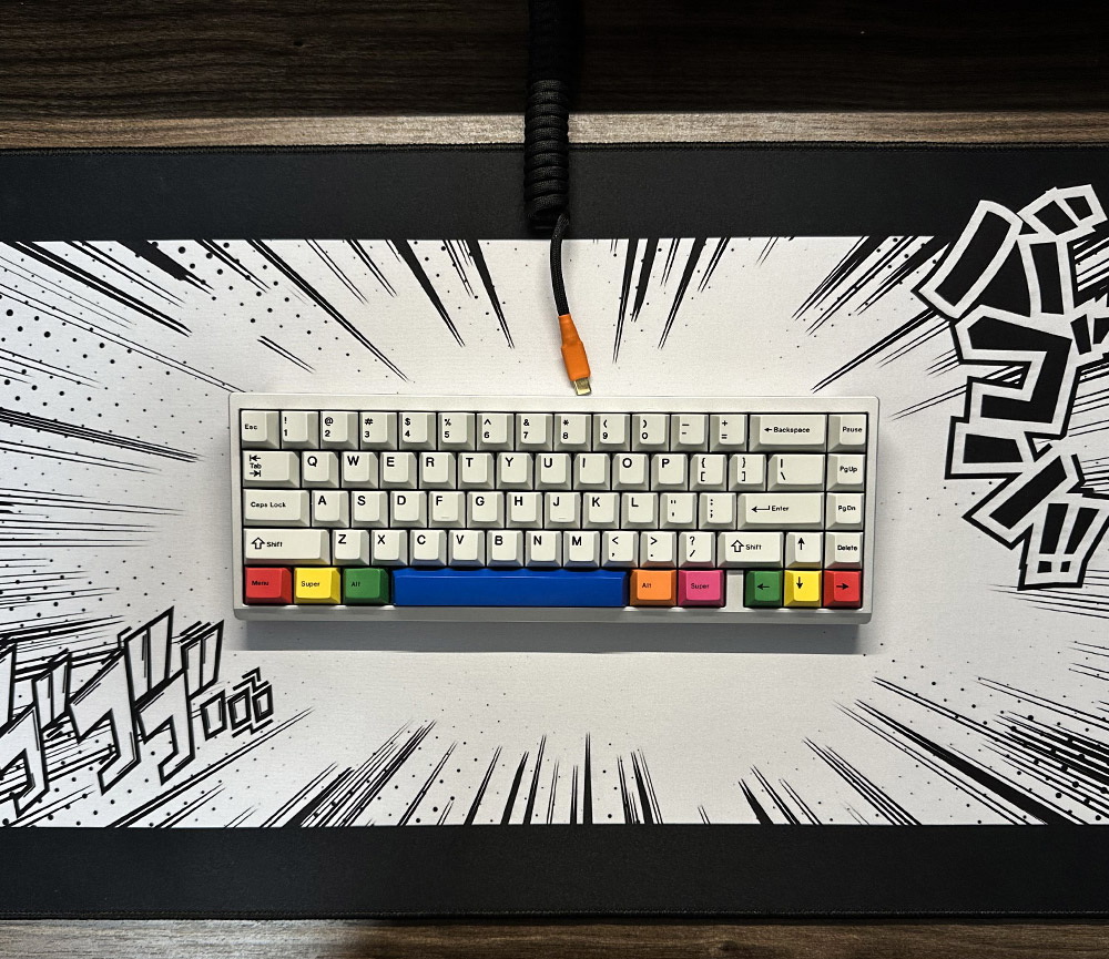 X-Tips Manga แผ่นรองเม้าส์สไตล์มังงะ ญี่ปุ่น ตกแต่งโต๊ะทำงาน โต๊ะคอม