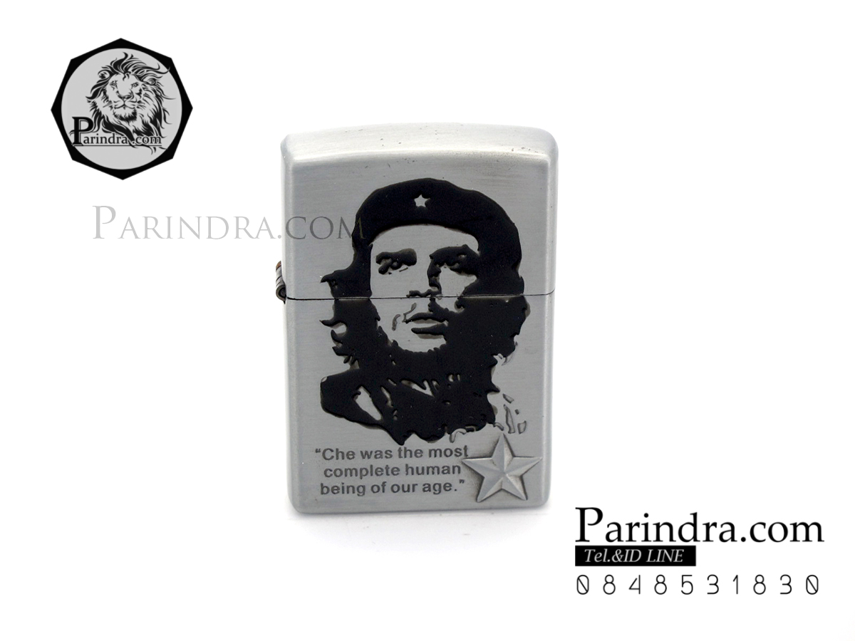 ไฟแช็คน้ำมัน ลาย เช เกบารา เชกูวารา สีเทา