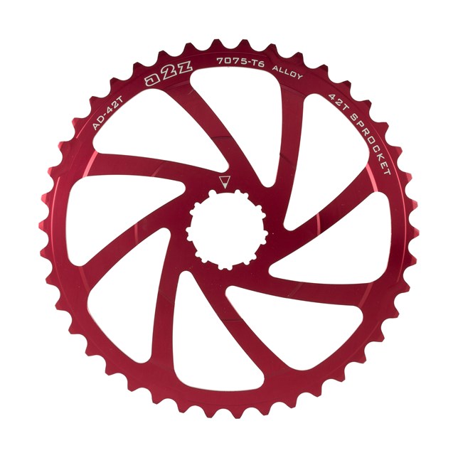 ใบสเตอร์หลัง A2Z Wide Range Cassette Adapter 42T - Red,AD-42T-3