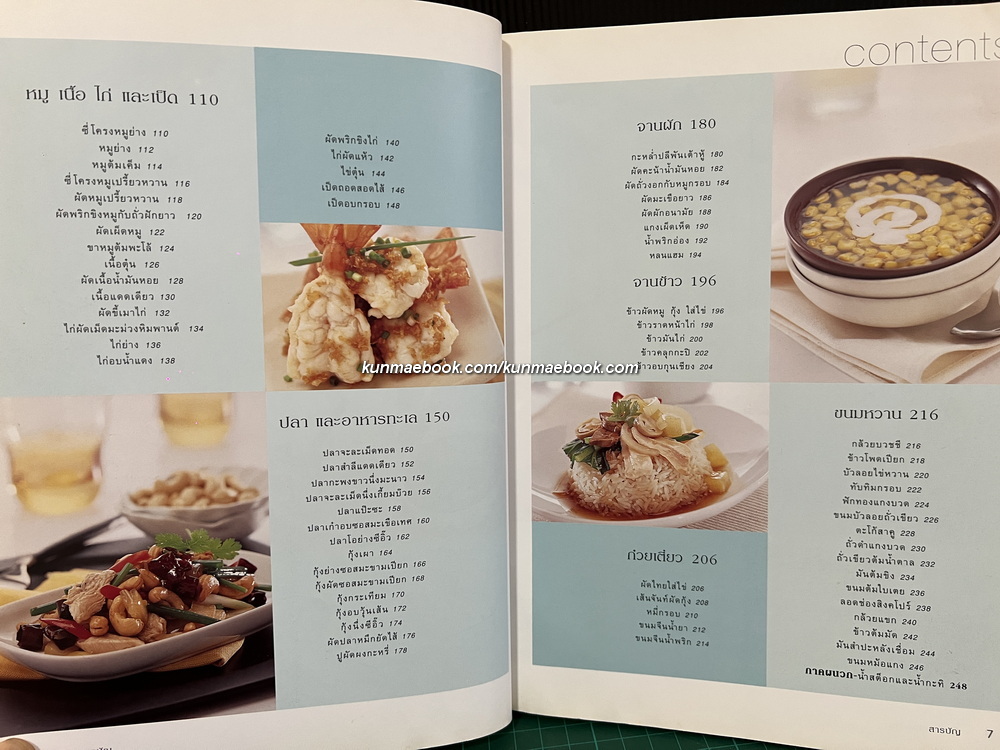 อาหารไทย โดย กองบรรณาธิการสำนักพิมพ์แสงแดด *ตำหนิ