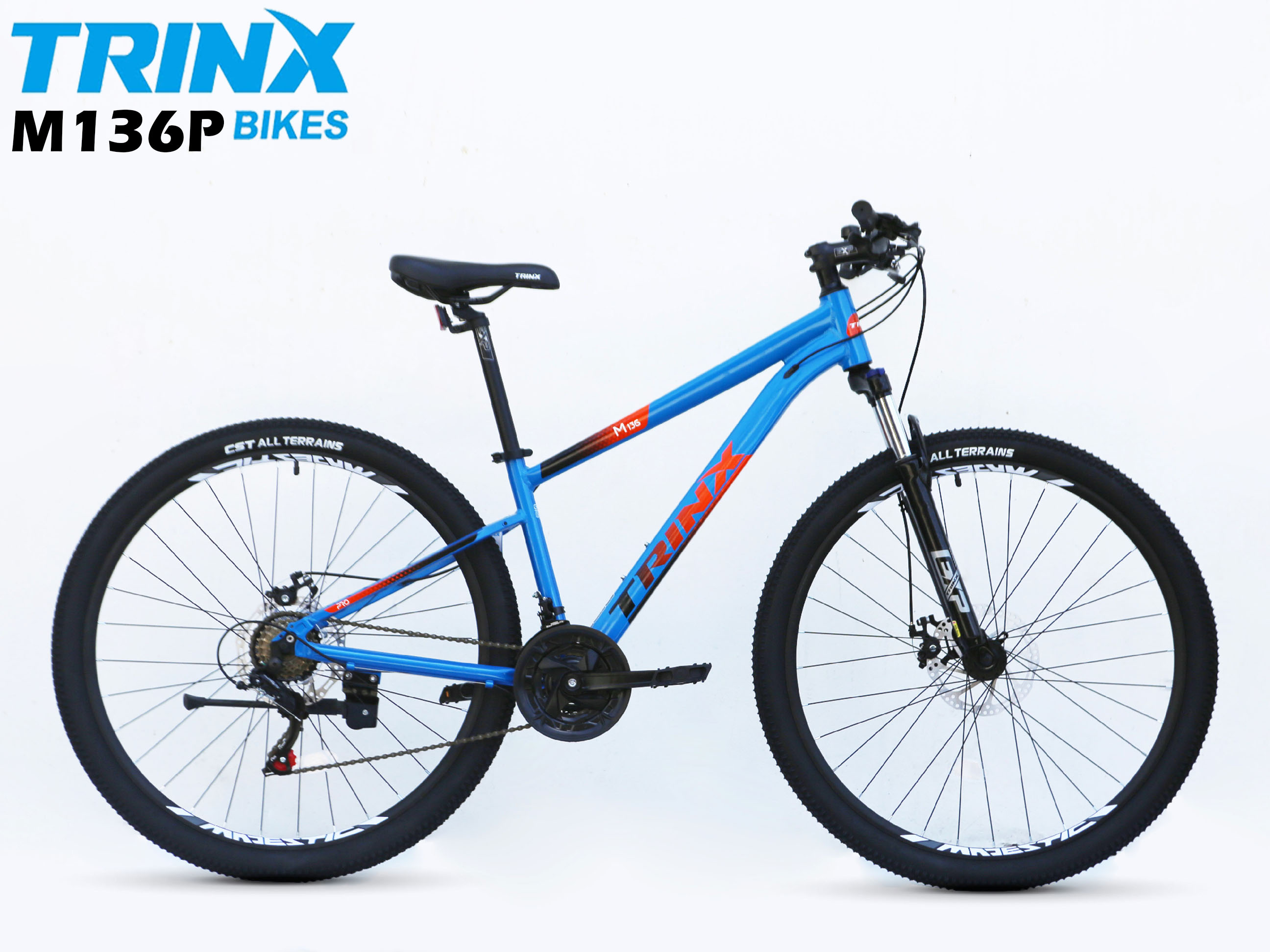 จักรยานเสือภูเขา TRINX M136P ล้อ 29 นิ้ว เกียร์ 21 สปีด เฟรมอลูมิเนียม 2021