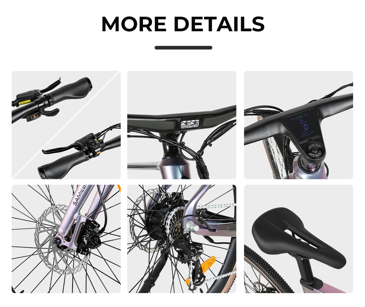 จักรยานไฟฟ้า SAMEBIKE CYBERNETIC 250W | เฟรมแมกนีเซียม | เบรกไฮดรอลิก | ราคาเริ่ม 21,900 บาท