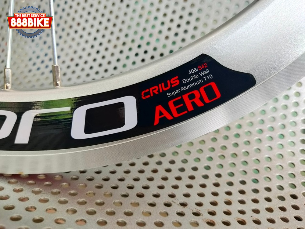 ชุดล้อสำเร็จ 20นิ้ว LITEPRO CRIUS AERO Double Wall Super Aluminum T10 ริมเบรค ขนาด 406 และขนาด 451