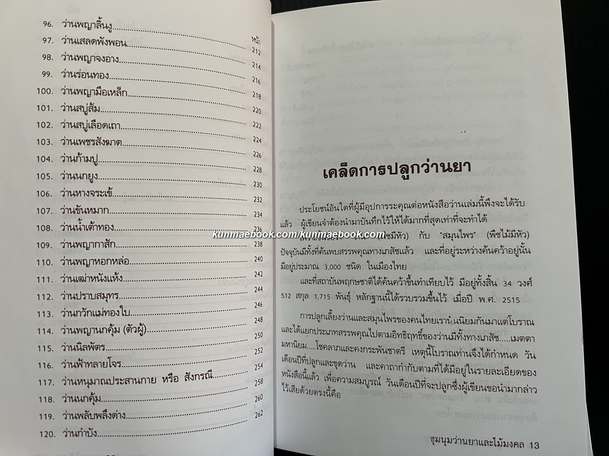 ชุมนุมว่านยาและไม้มงคล ผลงานของ รังว่าน ปากช่อง