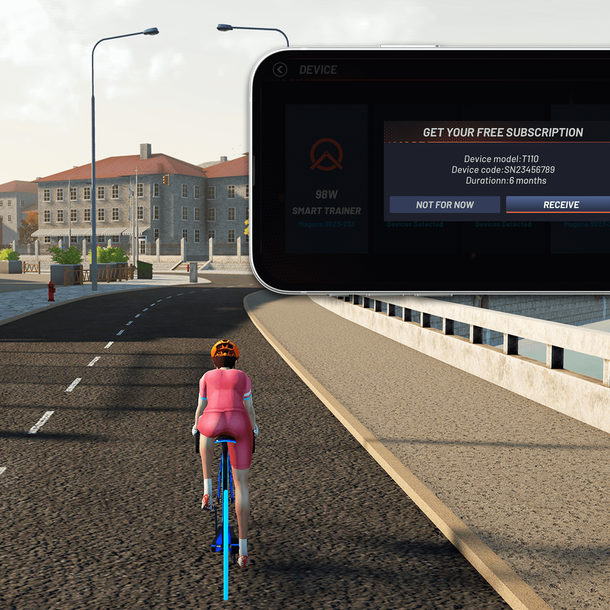 Maijin T110 Smart Trainer | Direct Drive Indoor Bike Trainer | 600W | ±5% Power Accuracy | พับเก็บได้ | Bluetooth FTMS | รองรับ MTB / Road / Gravel