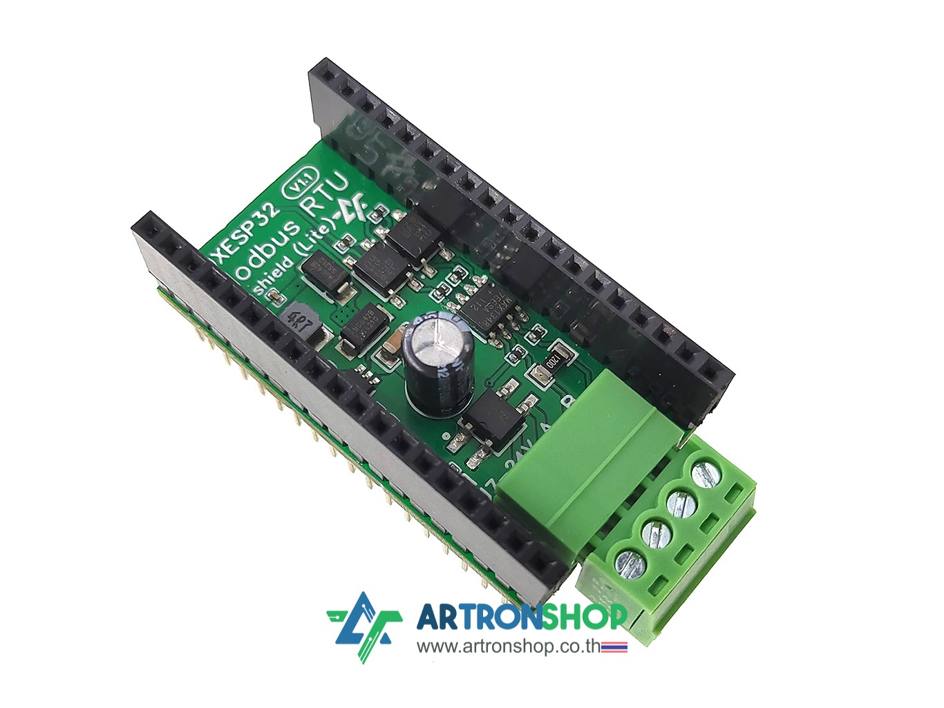 IOXESP32 Modbus RTU shield (Lite) โมดูลแปลง RS485 สำหรับบอร์ด ESP32
