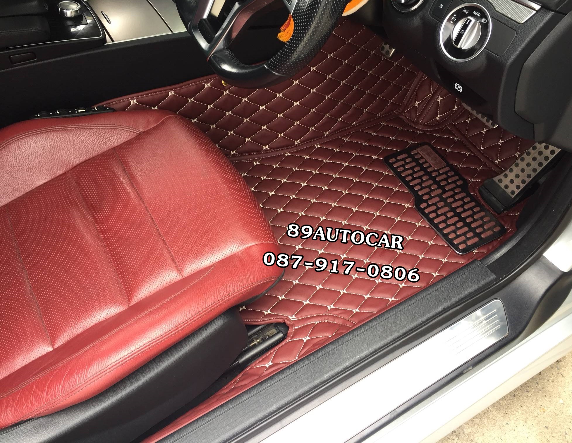 พรมปูพื้นรถยนต์ Benz E250,E200 W207 Coupe เข้ารูป