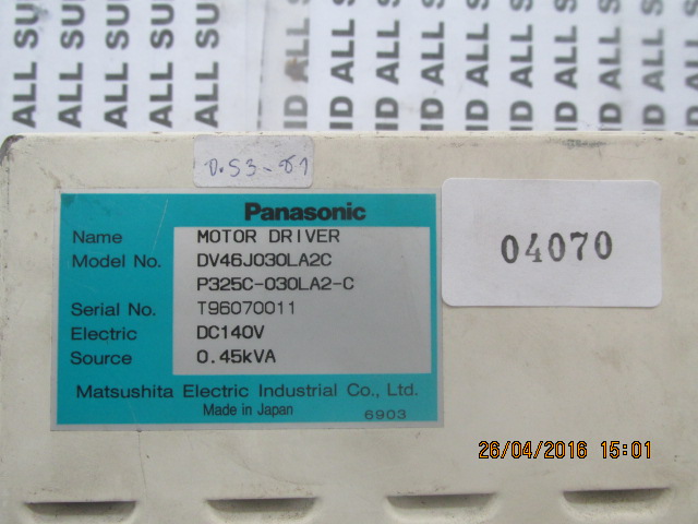 SERVO DRIVE “ PANASONIC ” รุ่น DV46J030LA2C