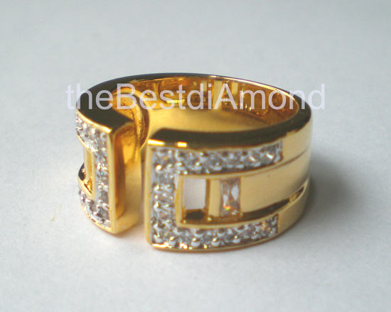 BR620+++แหวนแถวDouble A+++สุดสวย Modern ดูดีมากๆๆ ใส่แล้วเปรี้ยวเฉี่ยว เก๋ Intrend งานสวย เพชรสวย