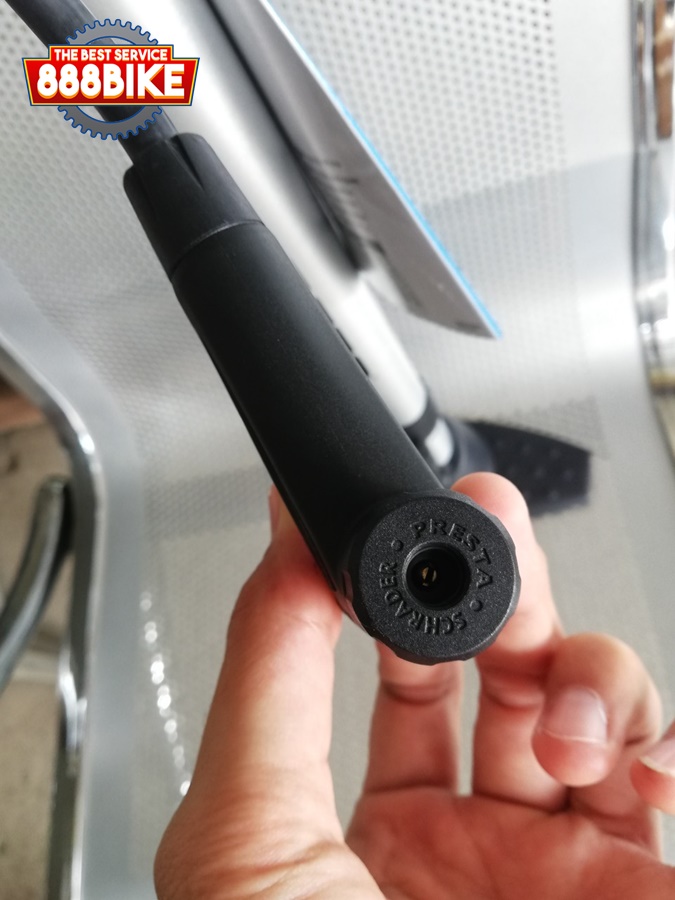 สูบตั้งพื้นอลูมิเนียม BETO CMP-069 ด้ามด้ามอลู สูบได้ทั้ง Presta และ SChrader