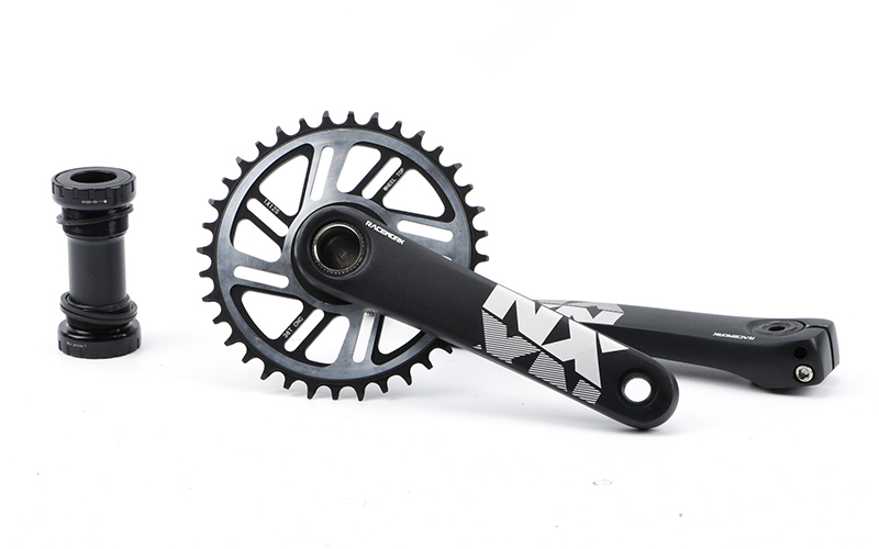 จาน RACEWORK NX1 ขนาด 170mm Crank 1XSystem, 104 BCD Narrow Wide Chainring มีขนาด 34T และ 36T 12 Speed