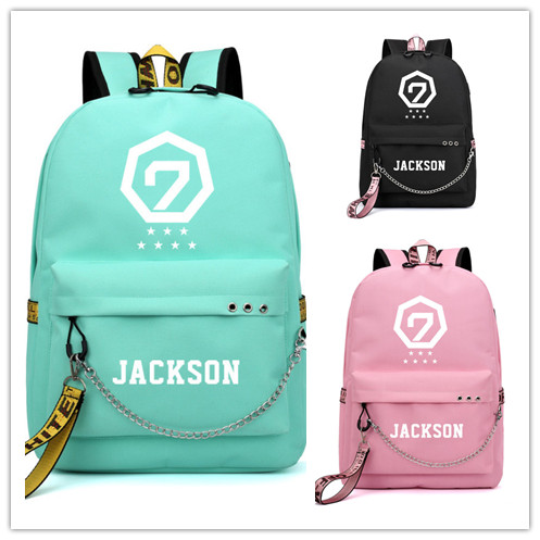 กระเป๋าเป้ไนลอนพาสเทล GOT7