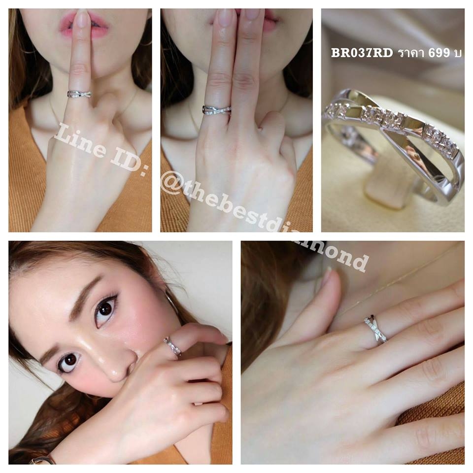 BR037RD+++แหวนแถวแบบไขว้+++ แบบนี้เก๋มากๆๆๆค่ะ ขายดีสุดๆ ใส่สวยทุกนิ้วเลยค่ะ ดีไซน์อ่อนช้อย และน่ารักมาก