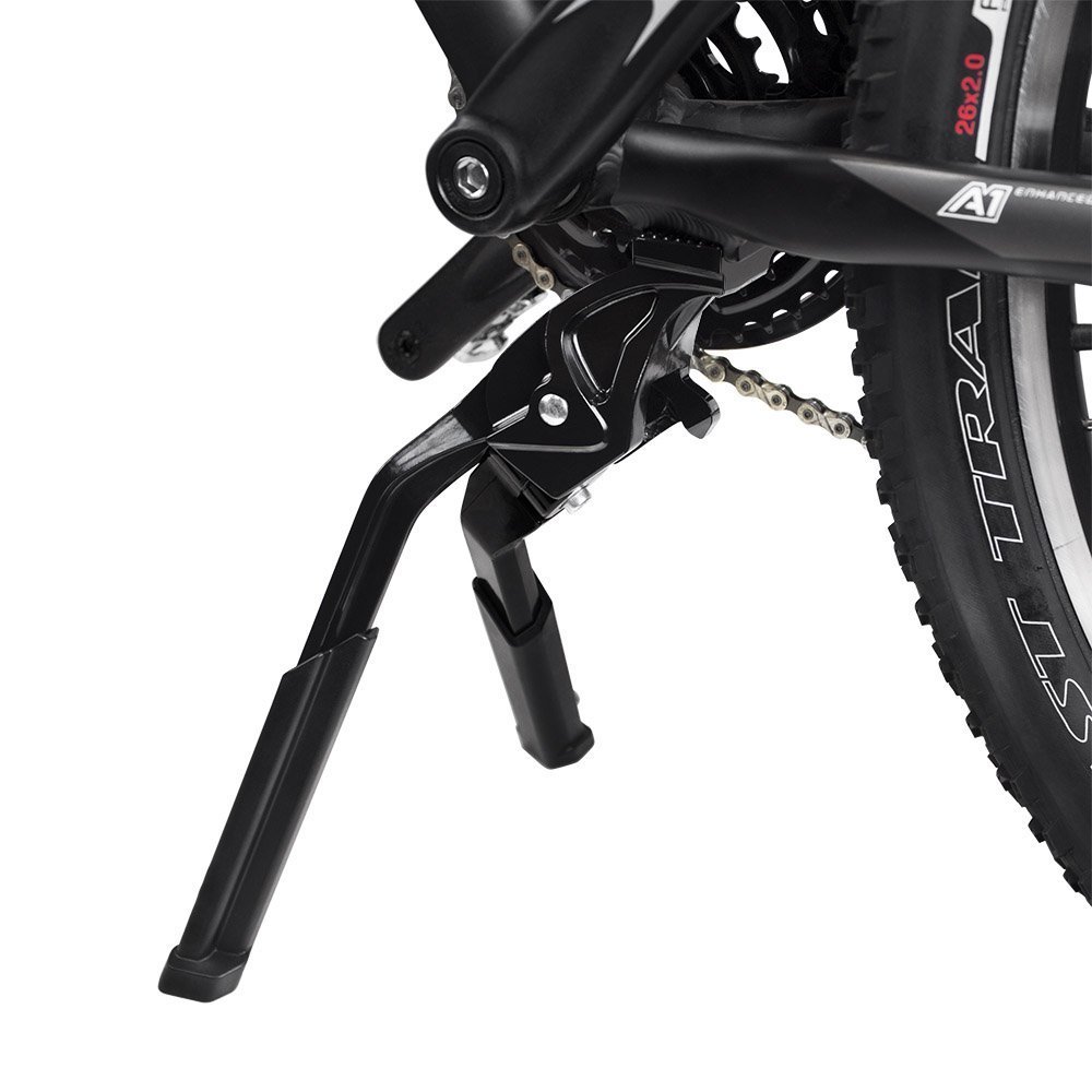 ขาตั้งกลางคู่ MASSLOAD รุ่น KA56 จับตรงกลางเฟรม ปรับความยาวได้ 16"-29" นิ้ว Double leg kickstand มีสีดำและสีเงิน วัสดุอลูมิเนียม
