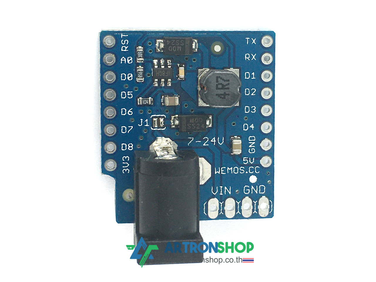 DC Power Shield for WEMOS D1 mini