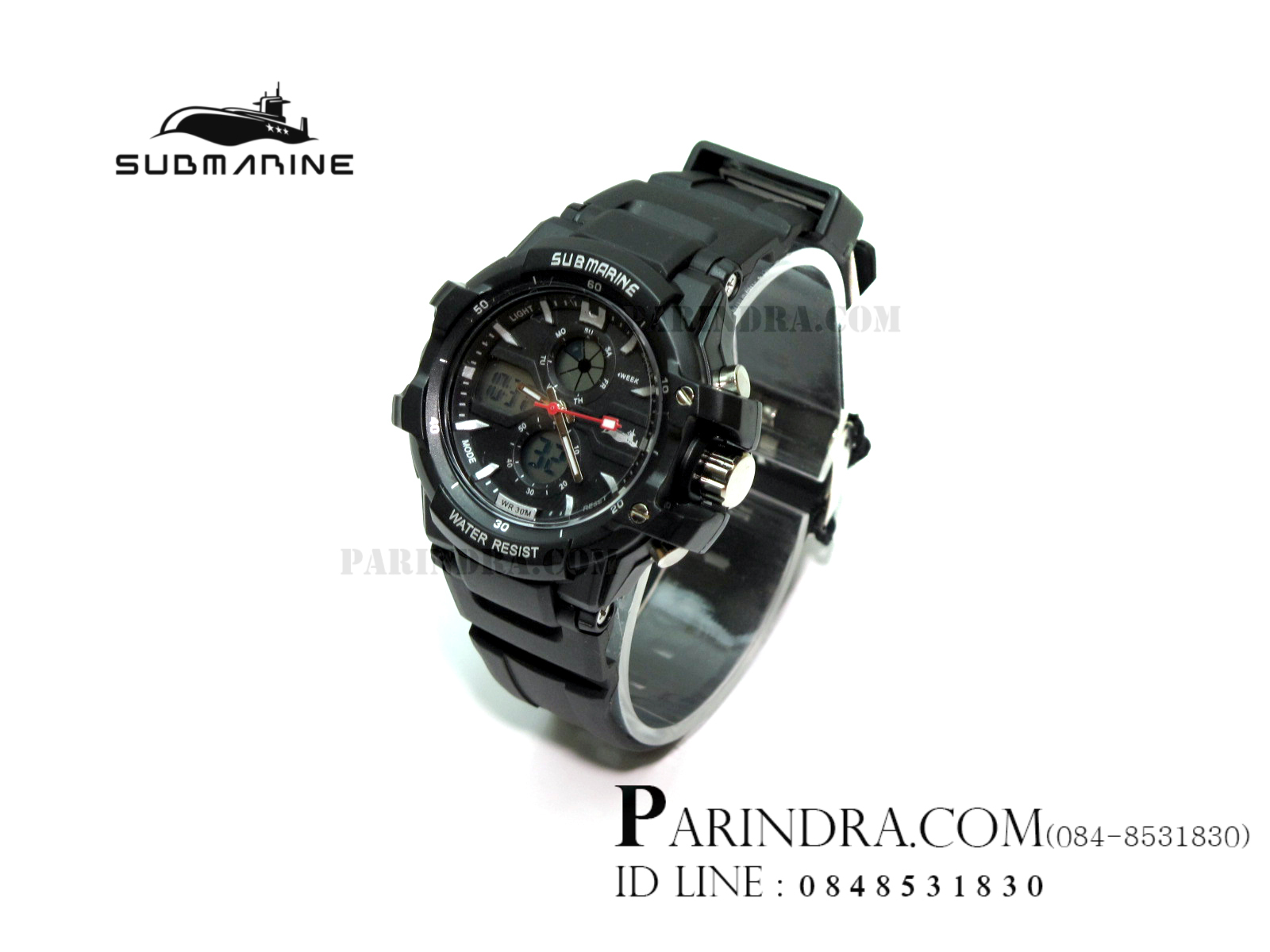 นาฬิกา US submarine Protector รุ่น TP3152L ดำ-ดำ