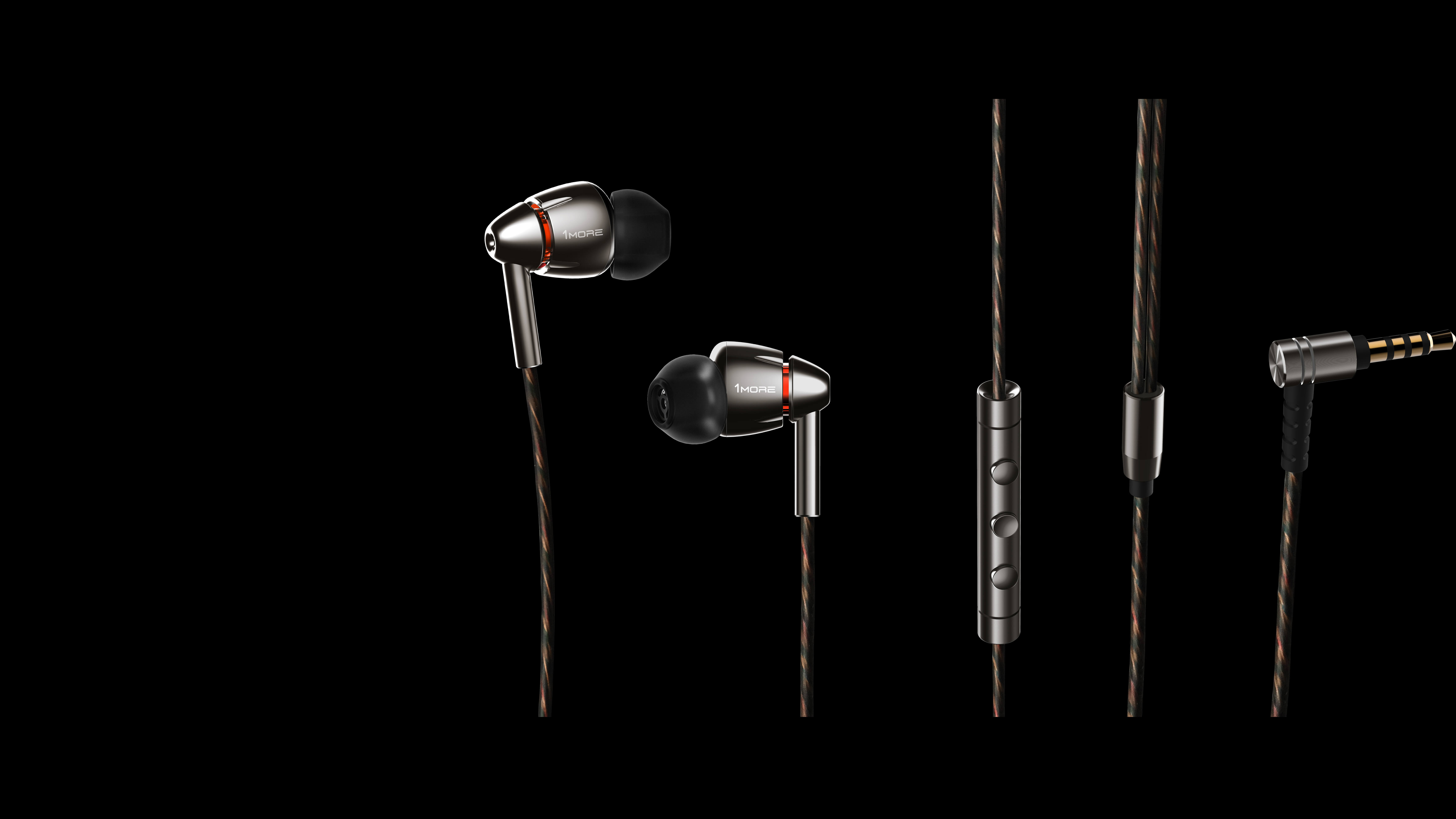 ขาย 1MORE Quad Driver สุดยอดหูฟัง Hybrid 4 ไดรเวอร์ 3BA + 1Carbon Dynamic ตัว Top ระดับ HiFi