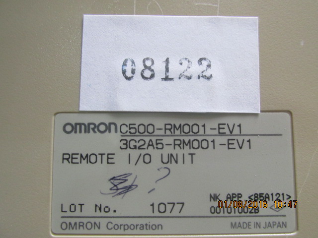 PLC “ OMRON ” รุ่น C500-RM001-EV1