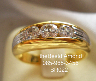 BR022R แหวนคู่ เก๋ๆๆ อีกแบบ งานสวย เรียบร้อย เป็นงานชุปสองสี 2 tone เป็นแบบ Unisex ใส่ได้ทั้ง ช ญ หรือใส่เป็นแหวนคู่