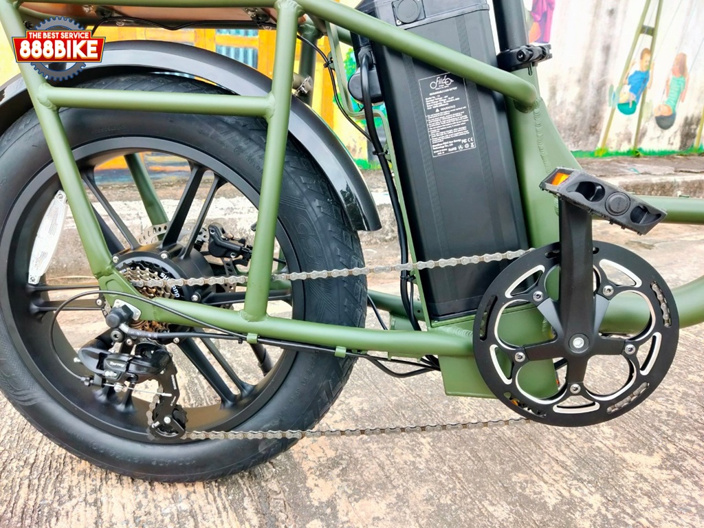 จักรยานไฟฟ้า Fiido T1 CARGO Utility Electric Bike Fat tires เกียร์ 7สปีด แรง 750วัตต์ ล้อ 20นิ้ว