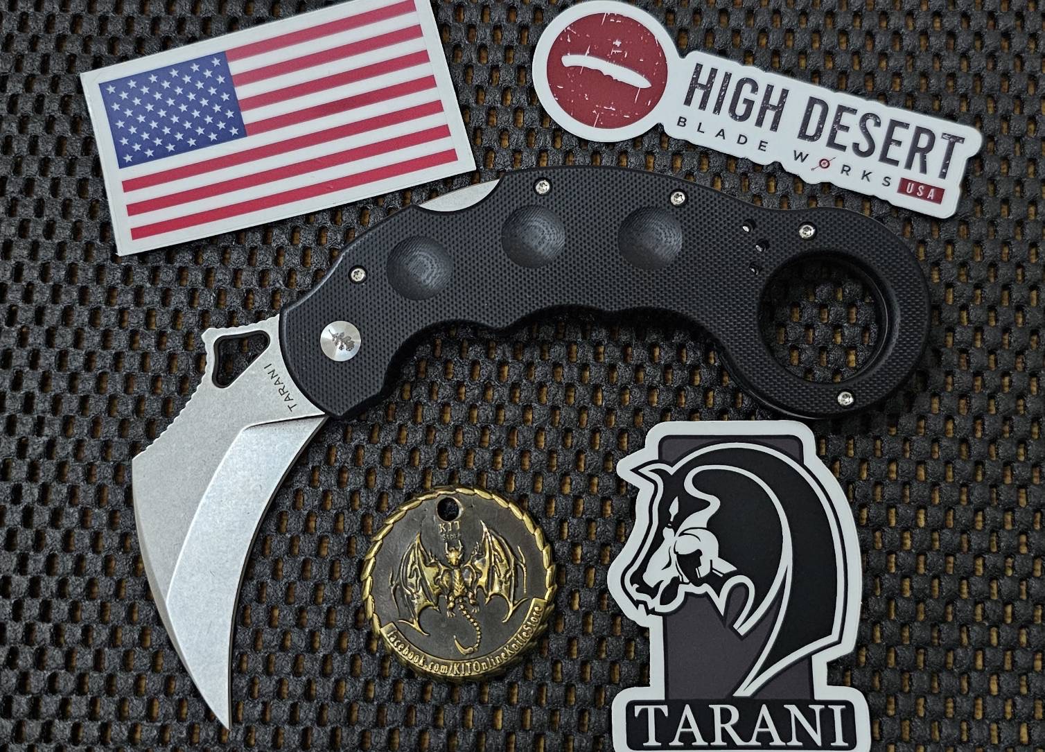 High Desert TARANI Journeyman BRAMP Karambit - Black