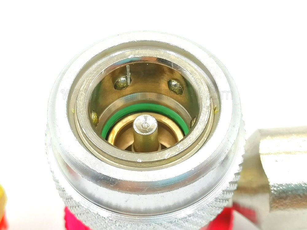 หัวเติมน้ำยาแอร์ R134a ด้าน High(แดง) #QC-19H
