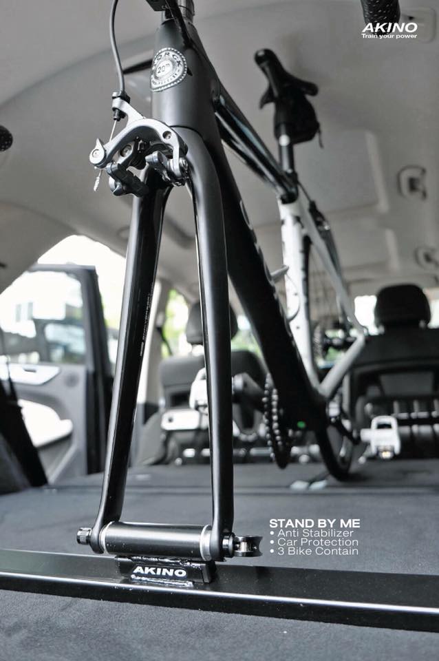 ขาตั้งจักรยาน Akino Stand by me Fork stand-แบบ 1 คัน มีเฉพาะสีดำ