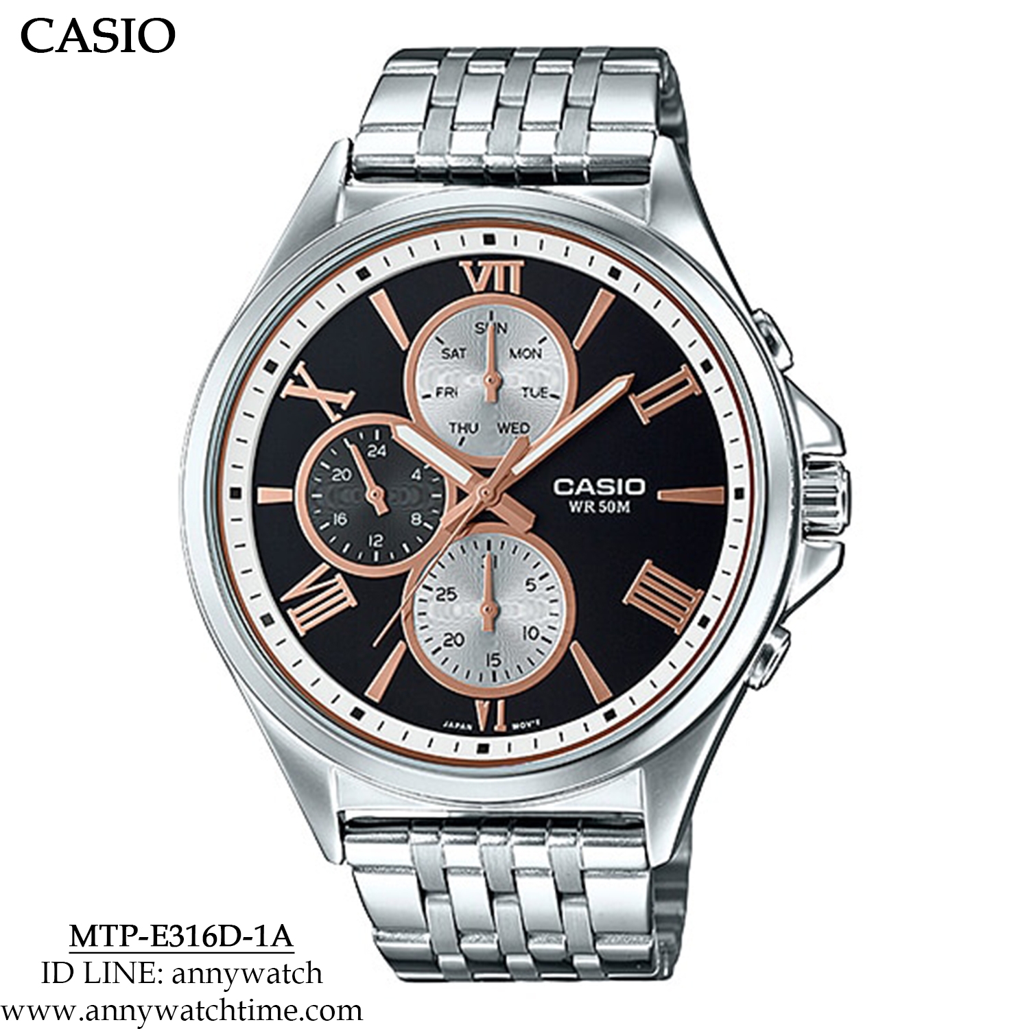 CASIO MTP-E316D-1A