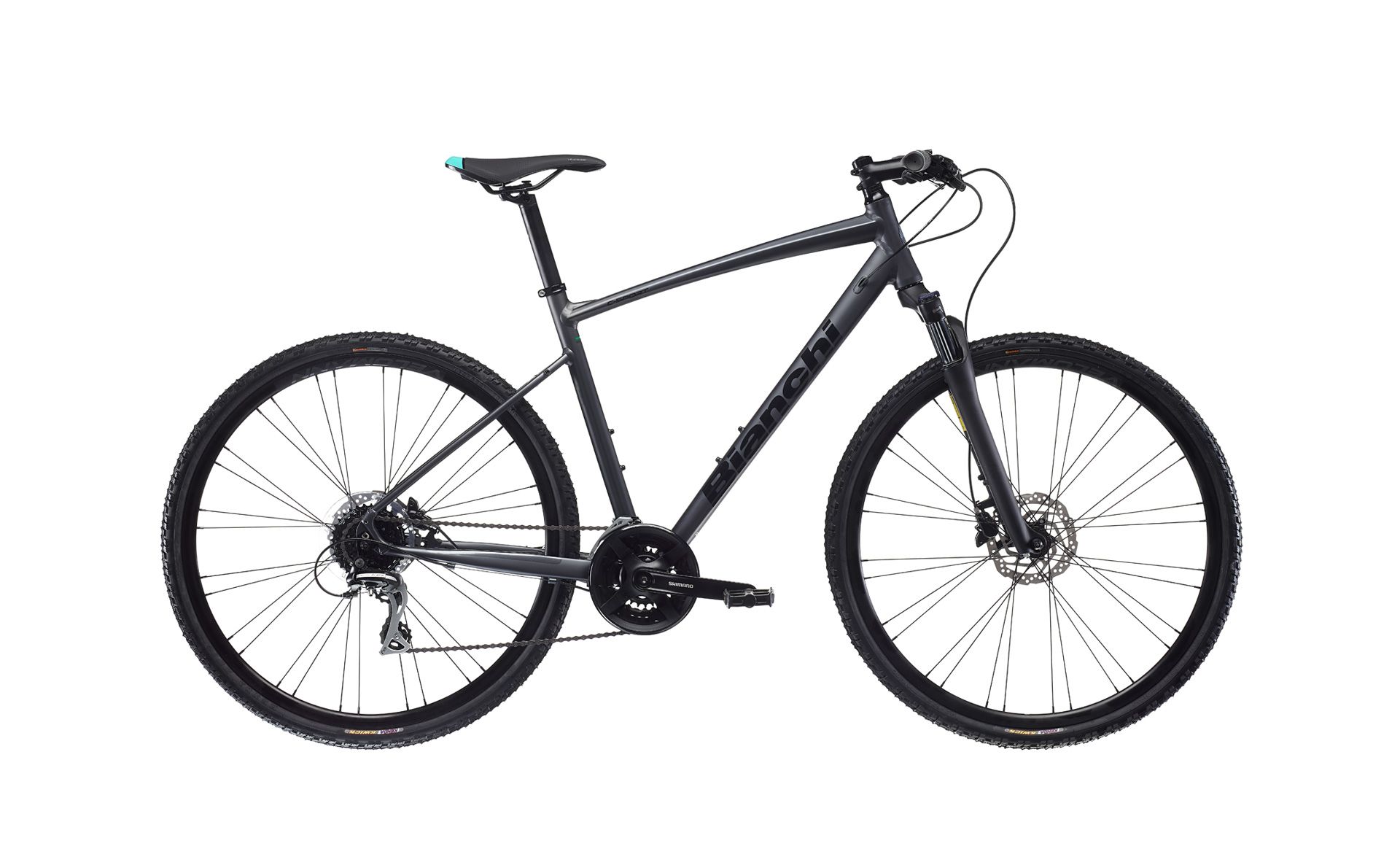 จักรยานไฮบริด BIANCHI C-SPORT 2 CROSS ALU DISC - ระบบ Shimano Acera 24 สปีด | จักรยานเมือง