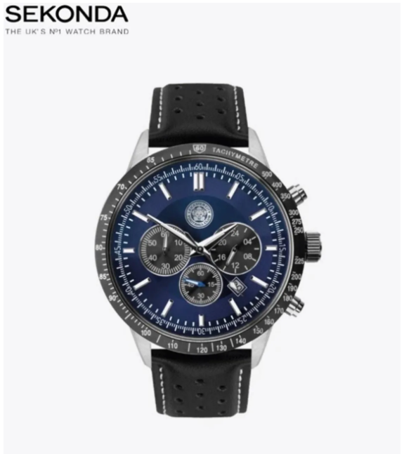 นาฬิกาข้อมือเลสเตอร์ ซิตี้ Leicester City Chronograph Crest ของแท้