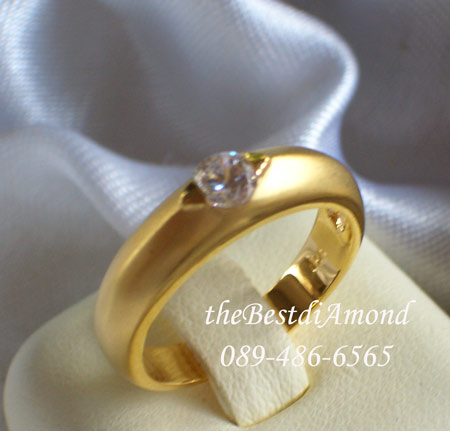 BR023S+++ แหวนปลอกมีด ยกสูง+++แหวนเท่ห์ๆ มีสไตน์ เรียบ ใส่ได้นานๆ ใส่ได้ทั้งหญิงและชาย ดูดีค่ะ ไม่หวานแหววมาก ชุปแบบทองซาตินค่ะ