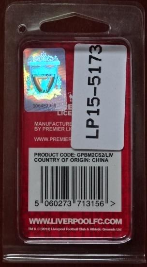 อุปกรณ์กอล์ฟ ฟุตบอล สโมสรลิเวอร์พูล - กอล์ฟบอลมาร์คเกอร์ ใหม่ / LIVERPOOL Football Club Golf Accessory - Golf Ball Marker NEW
