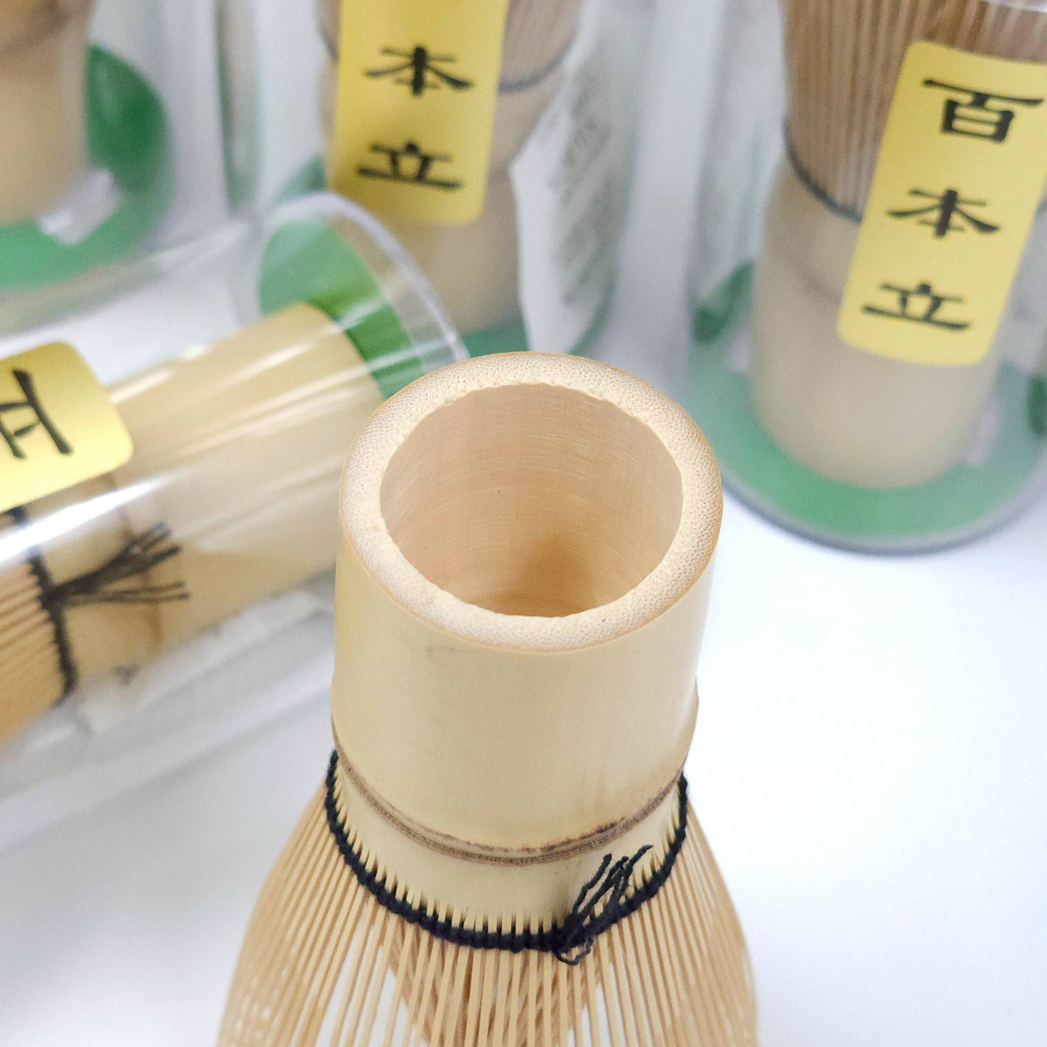 ไม้ตีมัทฉะ 100 แฉก – งานแฮนด์เมดจากไม้ไผ่ขาวแท้ Matcha Whisk