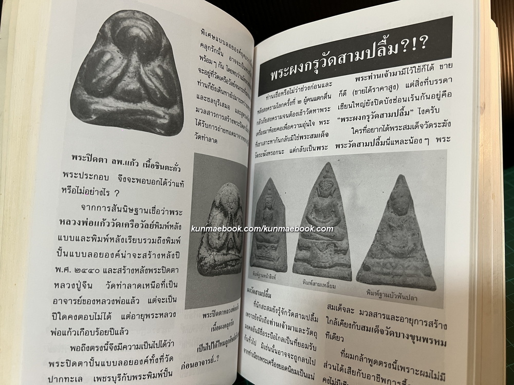 ยอดพระเกจิ รวมเล่มมาตรฐานฉบับ พระยอดนิยม ดิน-ชิน-ผง-เหรียญ * ตำหนิ