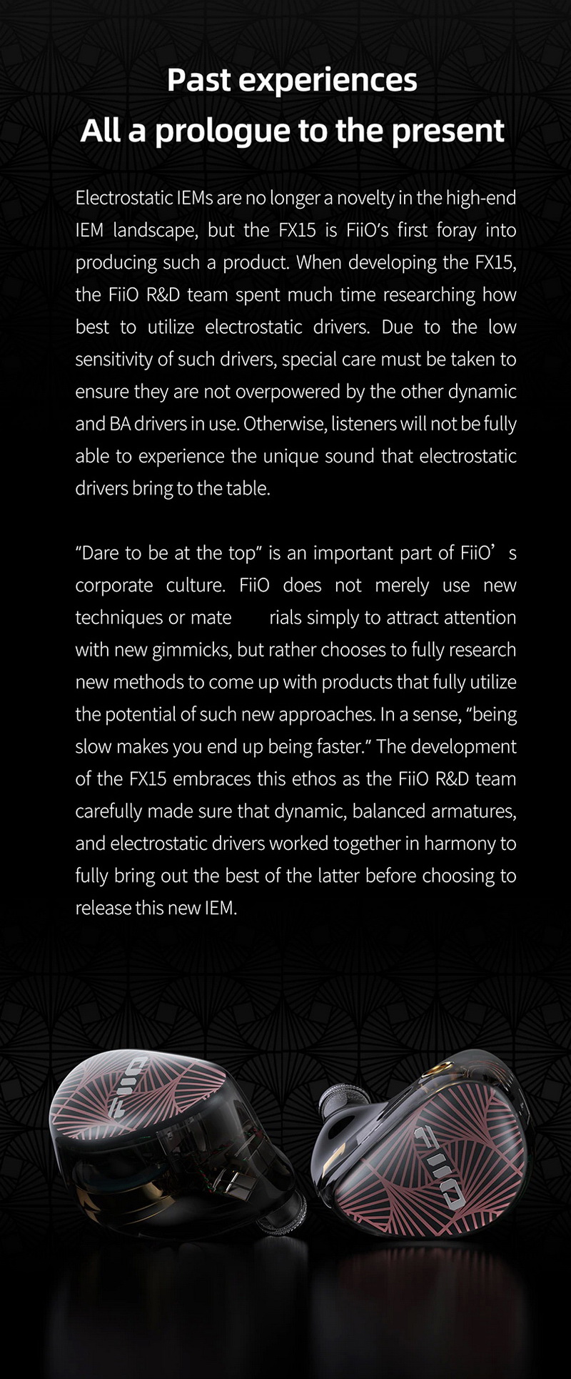 FiiO FX15 หูฟัง Tribrid 6 ไดรเวอร์ 1BA+1DD+4EST รองรับ Hi-Res ประกันศูนย์ไทย