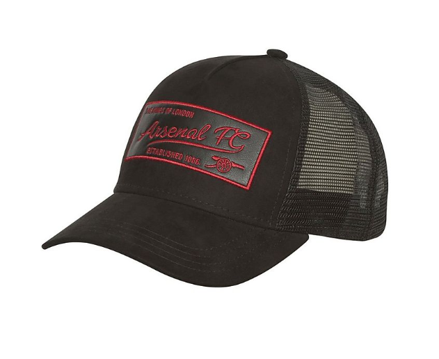 หมวกอาร์เซนอล Suede Faux Leather Trucker ของแท้