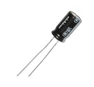 (สั่งขั้นต่ำ 10 ตัว) C คาปาซิเตอร์ 3.3uF 50V ±20% 105°C Size 5x11mm ระยะห่างขา 2.0mm Bi-Polarized