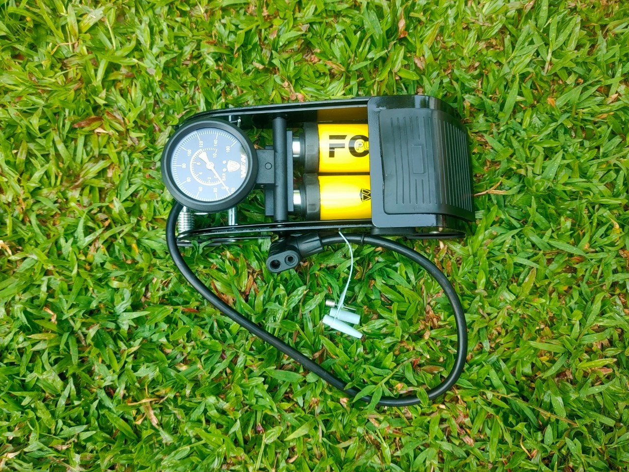 สูบเท้าเหยียบ Winn Foot Pump ปั๊มลมคู่